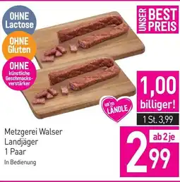 Sutterlüty Metzgerei Walser Landjäger Angebot