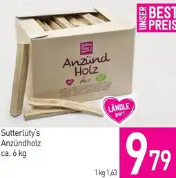 Sutterlüty Sutterlüty's Anzündholz Angebot