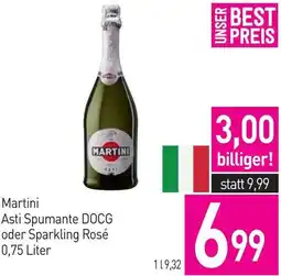 Sutterlüty Martini Asti Spumante DOCG oder Sparkling Rosé Angebot