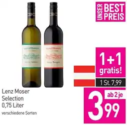 Sutterlüty Lenz Moser Selection Angebot