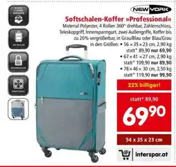 Interspar Softschalen-Koffer Professional Angebot