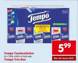 Interspar TEMPO TASCHENTÜCHER Angebot