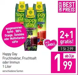 Sutterlüty Happy Day Fruchtnektar, Fruchtsaft oder Immun Angebot