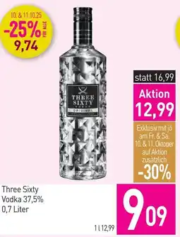 Sutterlüty Three Sixty Vodka Angebot