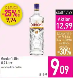 Sutterlüty Gordon's Gin Angebot