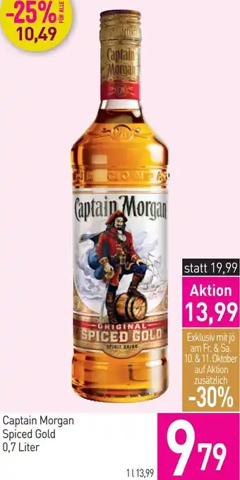 Sutterlüty Captain Morgan Spiced Gold Angebot