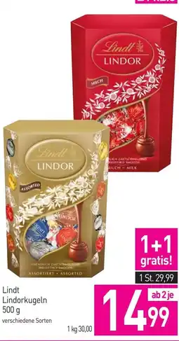 Sutterlüty Lindt Lindorkugeln Angebot