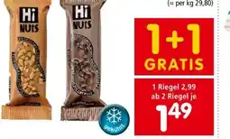 Interspar Hi! Nuts Frischnuss Riegel Angebot