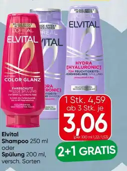 Spar L'Oréal Paris Elvital Shampoo Angebot
