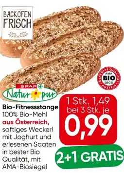 Eurospar Spar Natur pur Bio Fitnessstange Angebot