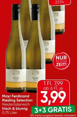 Eurospar Ferdinand Mayr Riesling Selection Angebot