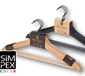 Interspar Simpex Color Holz-Kleiderbügel Angebot