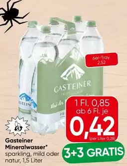Spar Gasteiner Mineralwasser Angebot