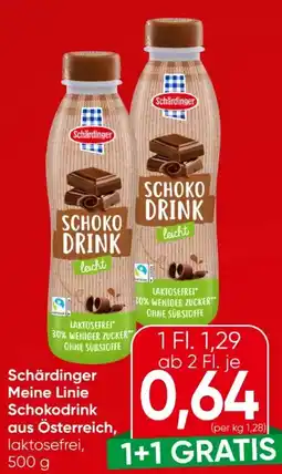 Eurospar Schärdinger Meine Linie Schokodrink Angebot