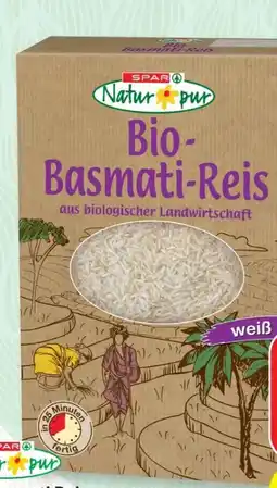 SPAR Gourmet Spar Natur pur Bio-Basmati-Reis Angebot