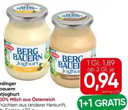 Eurospar Schärdinger Bergbauern Joghurt Angebot