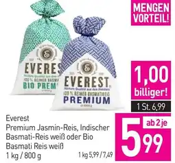 Sutterlüty Everest Premium Jasmin-Reis, Indischer Basmati-Reis weiß oder Bio Basmati Reis weiß Angebot