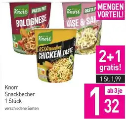 Sutterlüty Knorr Snackbecher Angebot