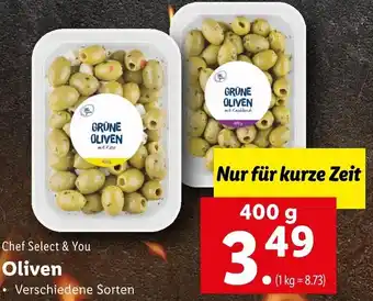 Lidl Chef Select & You Oliven 400 g Angebot
