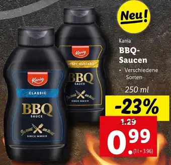 Lidl Kania BBQ Saucen 250 ml Angebot