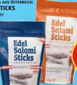 Hofer Edel Salami Sticks Angebot