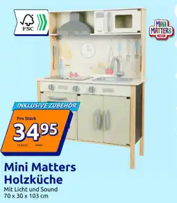 Action Mini Matters Holzküche Angebot