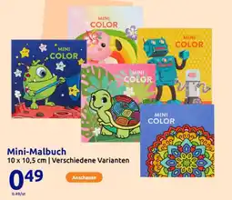 Action Mini Malbuch Angebot