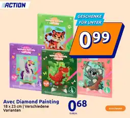 Action Avec Diamond Painting Angebot