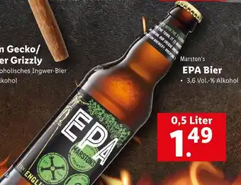 Lidl Marston's Epa Bier 0,5 Liter Angebot