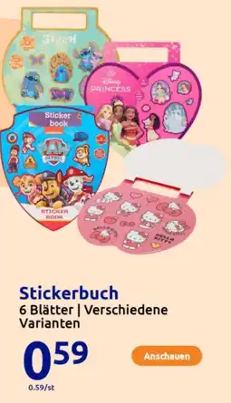 Action Stickerbuch Angebot