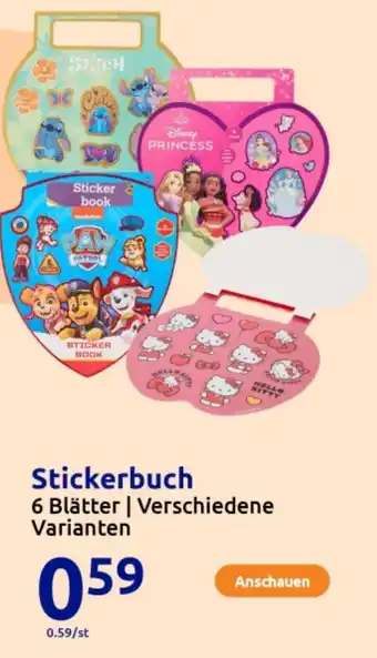 Action Stickerbuch Angebot