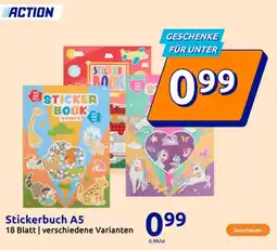 Action Stickerbuch A5 Angebot