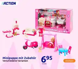 Action Minipuppe mit Zubehör Angebot