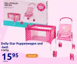 Action Dolly Star Puppenwagen und bett Angebot