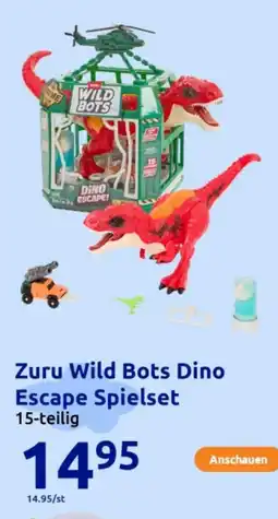 Action Zuru Wild Bots Dino Escape Spielset Angebot