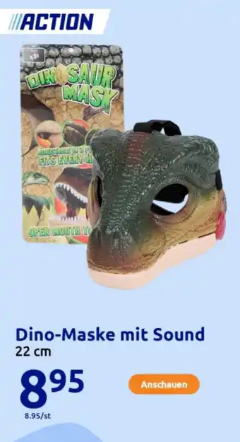 Action Dino Maske mit Sound Angebot
