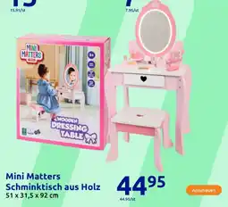 Action Mini Matters Schminktisch Angebot