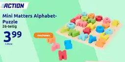 Action Mini Matters Alphabet Puzzle Angebot