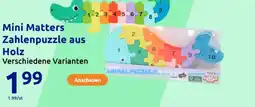 Action Mini Matters Zahlenpuzzle aus Holz Angebot