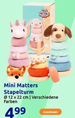 Action Mini Matters Stapelturm Angebot