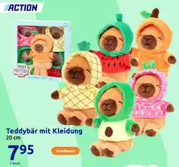 Action Teddybär mit Kleidung Angebot