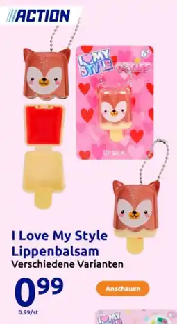 Action I Love My Style Lippenbalsam Angebot
