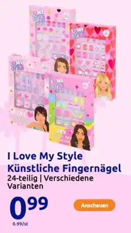 Action I Love My Style Künstliche Fingernägel Angebot