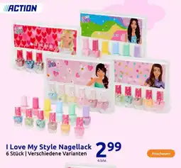 Action I Love My Style Nagellack Angebot