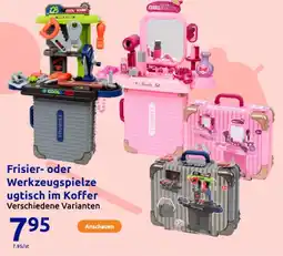Action Frisier oder Werkzeugspielze ugtisch im Koffer Angebot