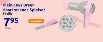 Action Klein Toys Braun Haartrockner Spielset Angebot