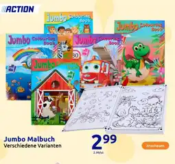 Action Jumbo Malbuch Angebot