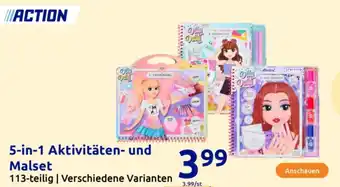Action 5 in 1 Aktivitäten und Malset Angebot