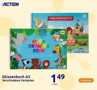 Action Skizzenbuch A3 Angebot