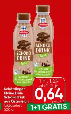 Eurospar Schärdinger Meine Linie Schokodrink aus Österreich Angebot